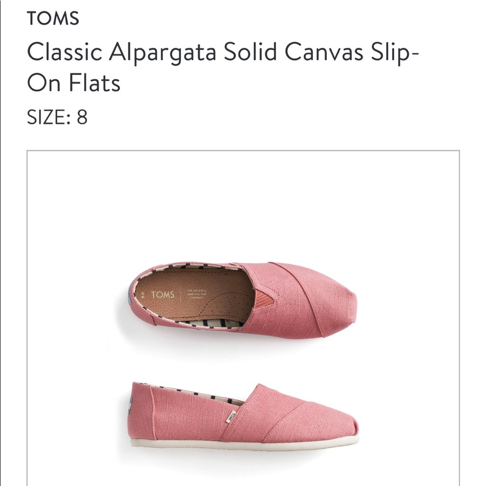 🌟HP 🌟  🛼 Toms 🛼 classic canvas slip-on - Picture 5 of 5